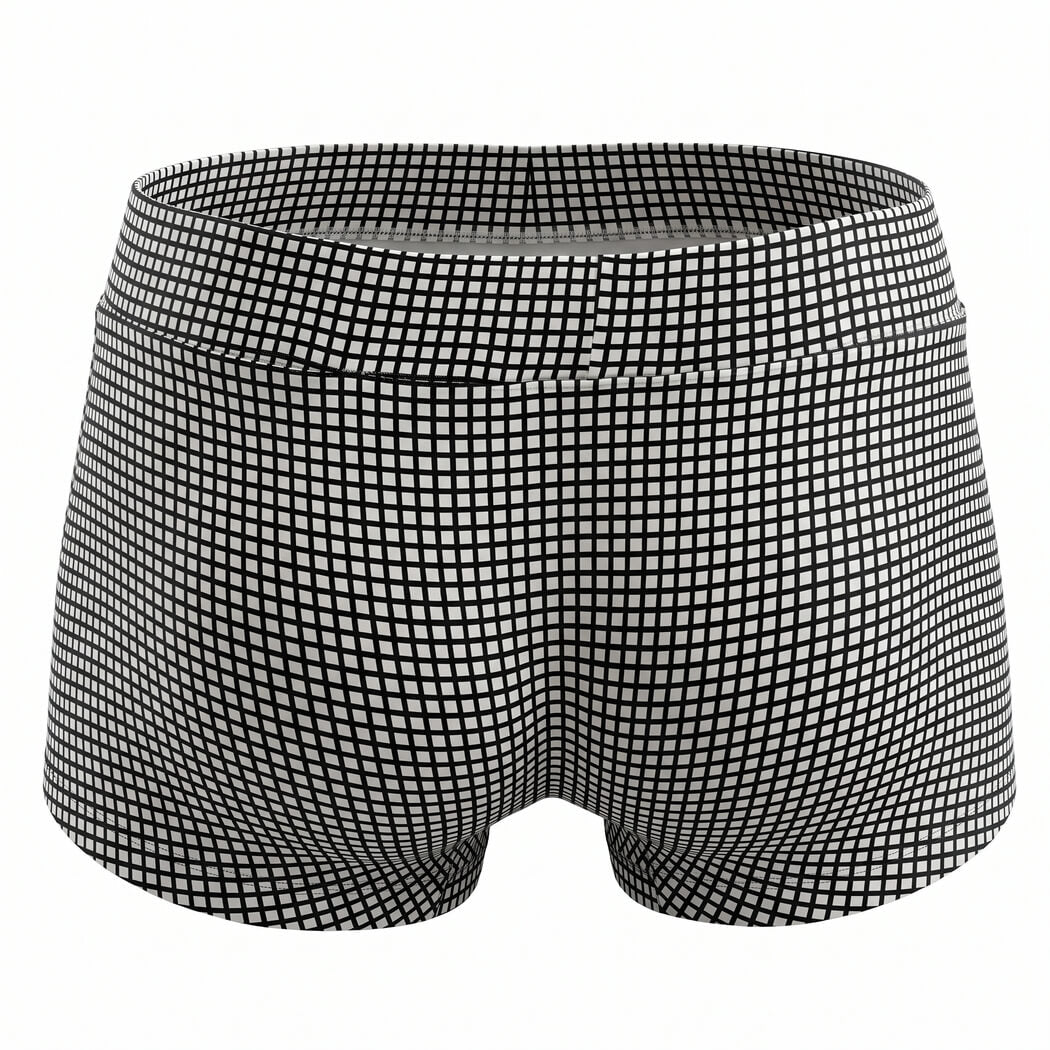 Intymen ING112 Boxer Men Black White