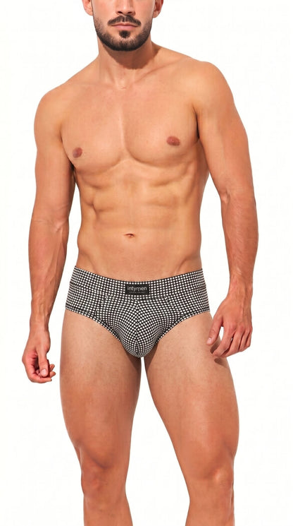 Intymen INJ124 Brief Men Black White