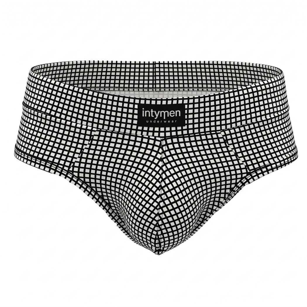 Intymen INJ124 Brief Men Black White