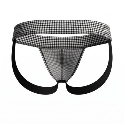 Intymen INE046 Jockstrap Men Black White