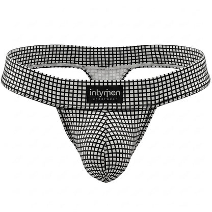 Intymen INK028 Thong Men Black White