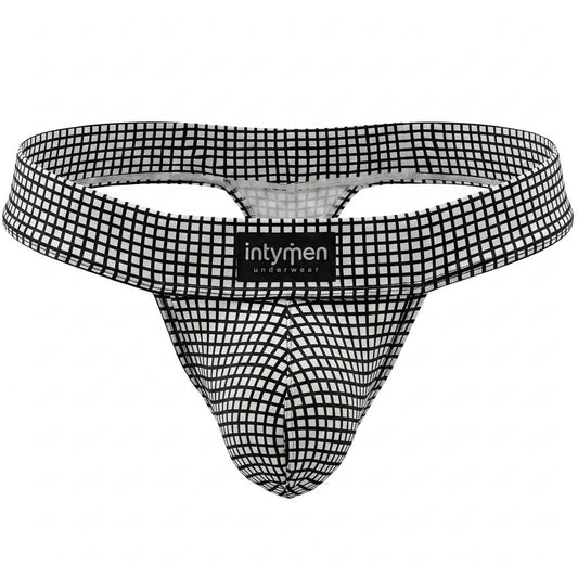 Intymen INK028 Thong Men Black White