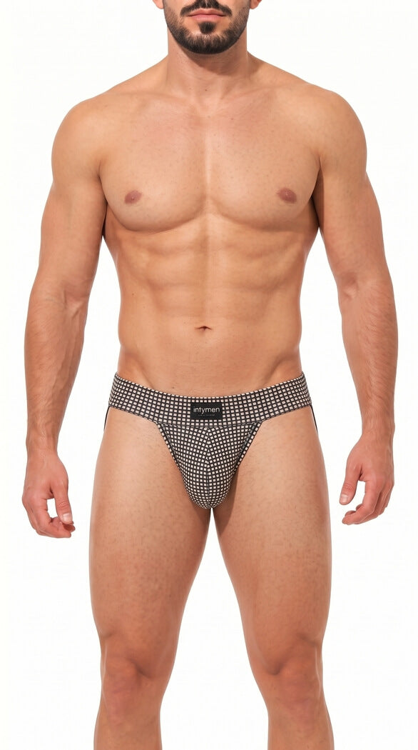 Intymen INK028 Thong Men Black White