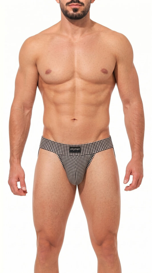 Intymen INK028 Thong Men Black White