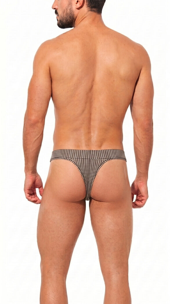 Intymen INK028 Thong Men Black White