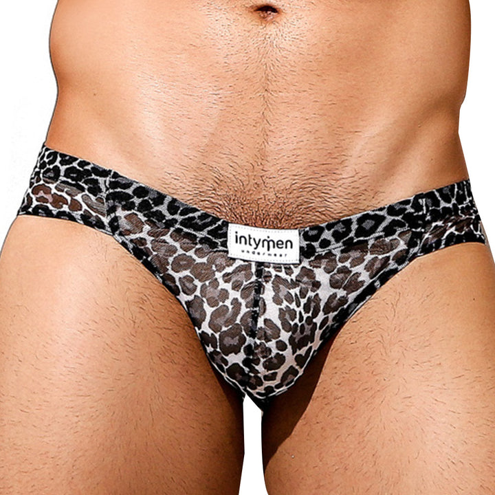 Intymen INJ072 Leopard Brief Comfortable Underwear